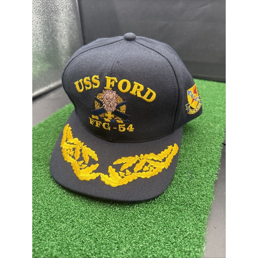 Vintage‎ USS FORD FFG 54 The Corps US Navy Baseball Cap Hat One Size